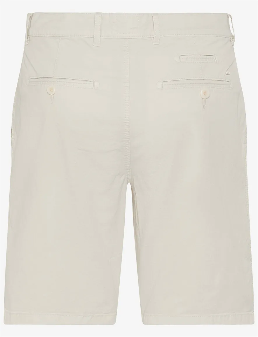 Creme korte broek Brax Bari