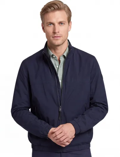 Brax Donkerblauwe katoenen jas Brax