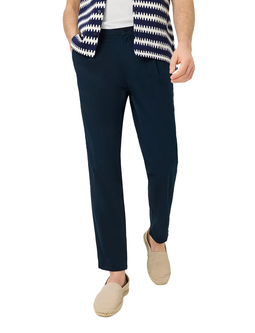 Brax Chuck 5- pocket broek donkerblauw