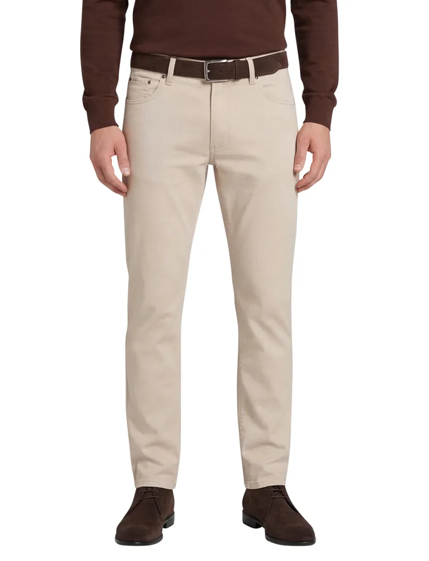 Brax Pantalon 5-p creme katoen