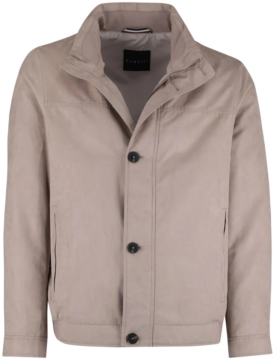 Beige zomerjas Bugatti wijde fit