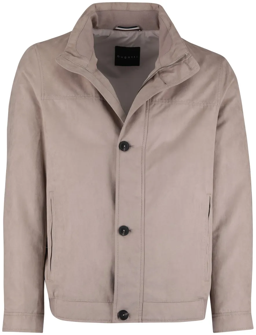 Beige zomerjas Bugatti wijde fit