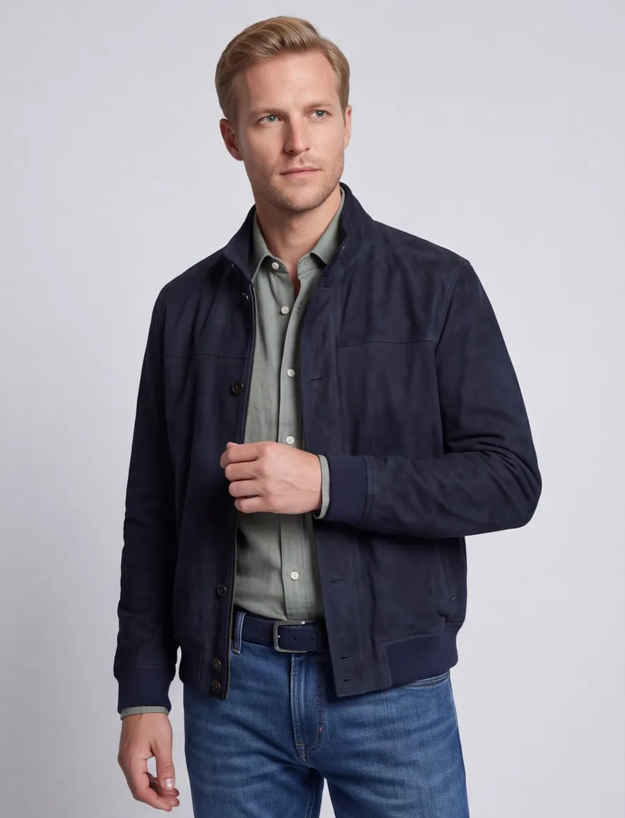 Jas Bugatti donkerblauw 11018 177100-marine