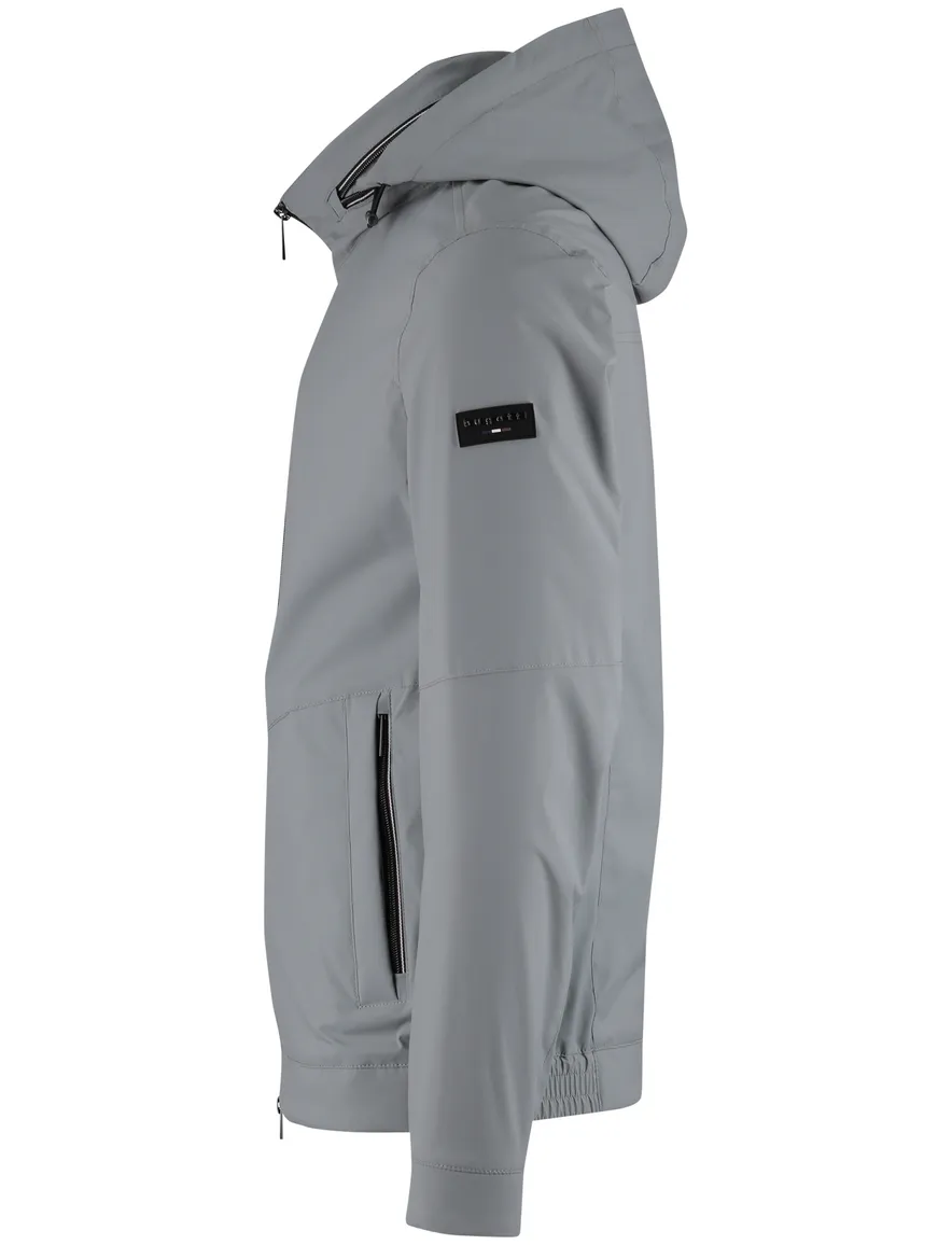 Bugatti zomerjas grijs capuchon polyester