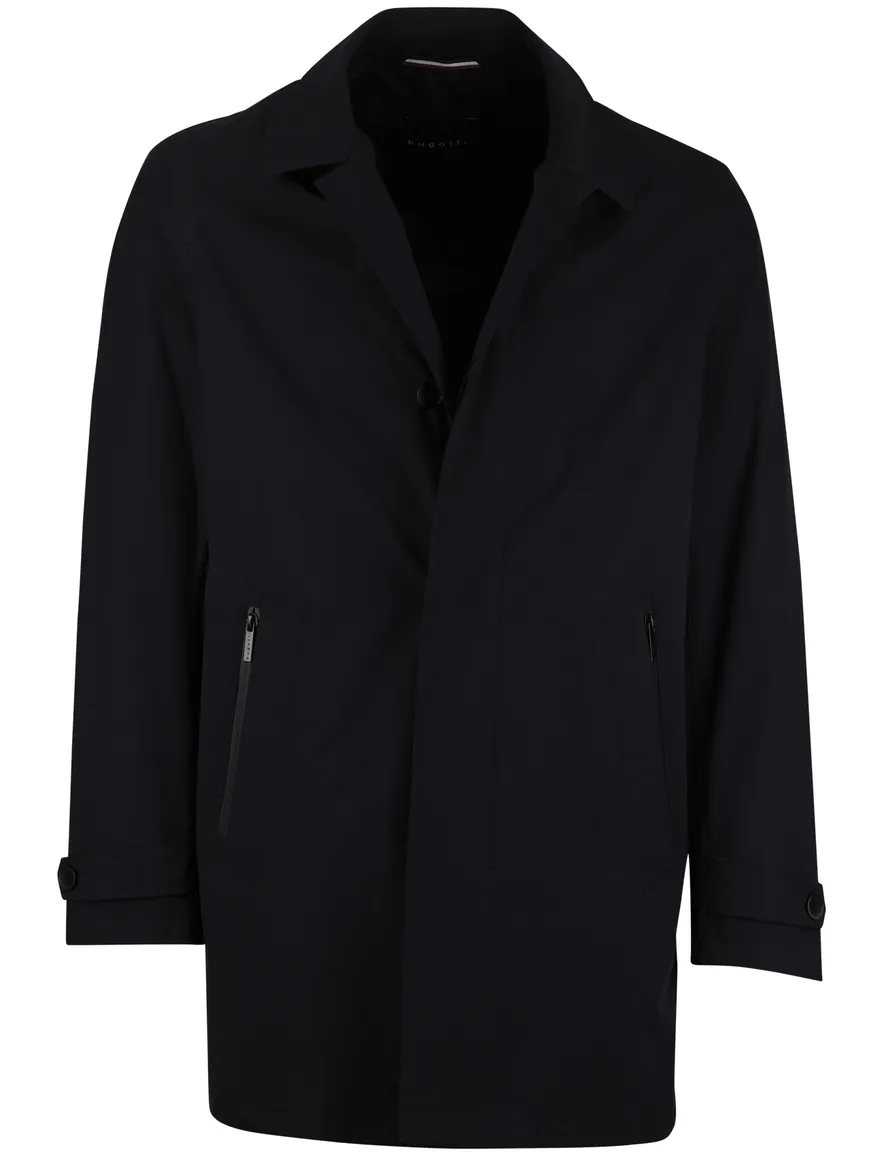 Navy tussenjas Bugatti wijde fit waterdicht