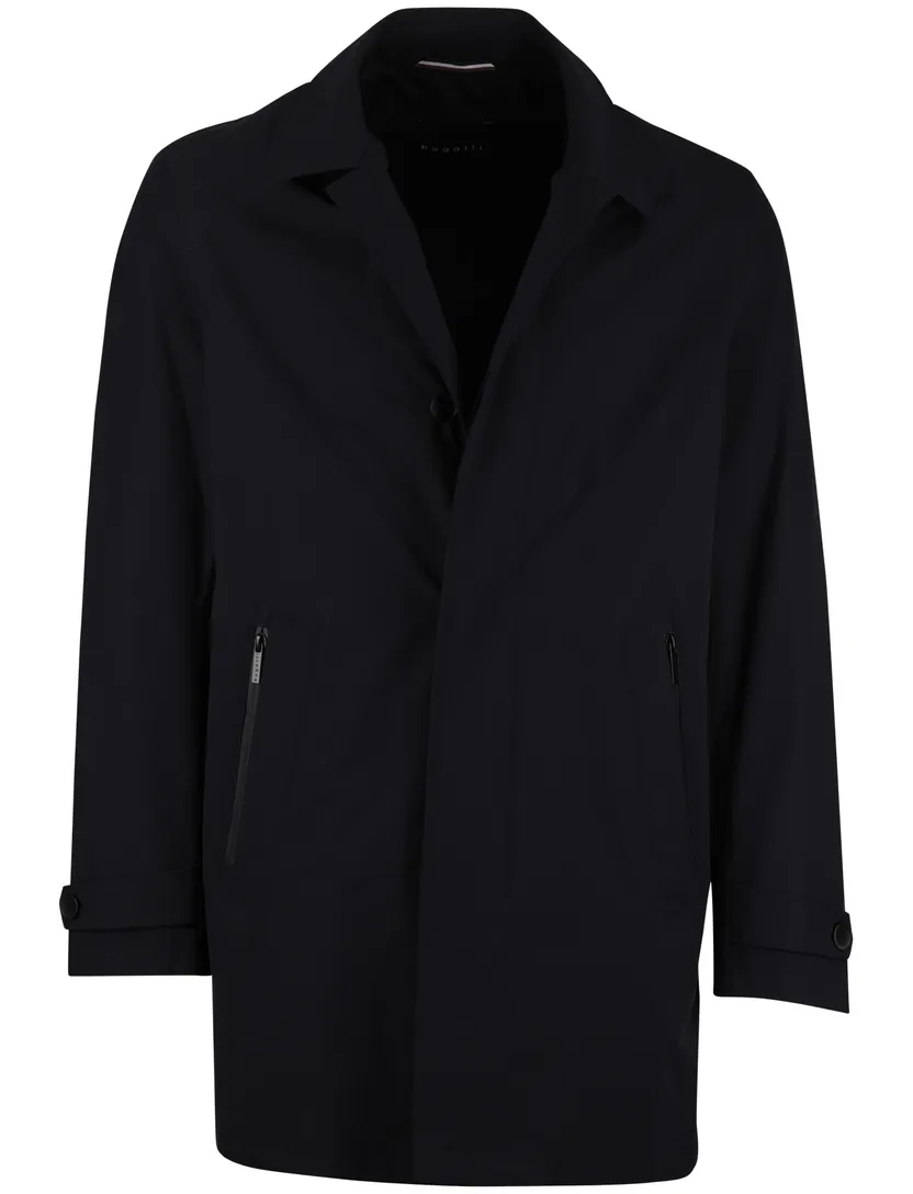 Tussenjas Bugatti waterdicht donkerblauw wijde fit