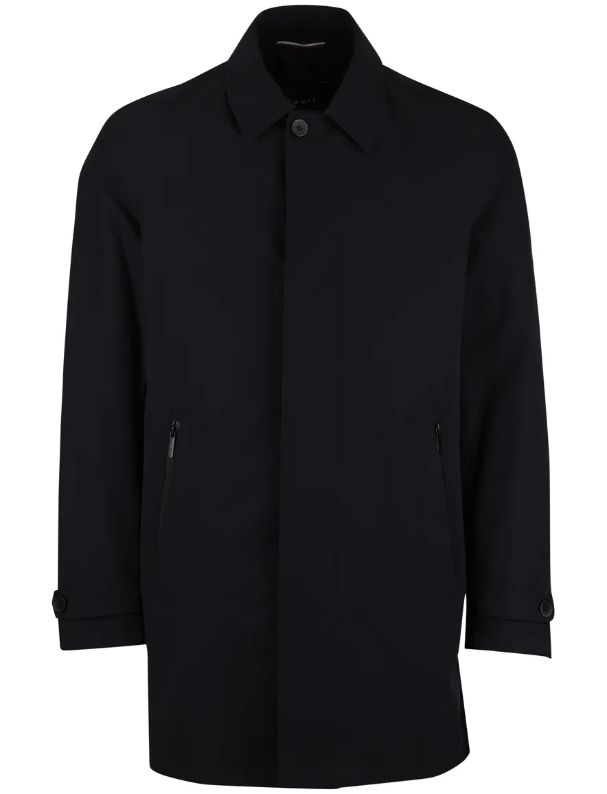 Navy tussenjas Bugatti wijde fit waterdicht