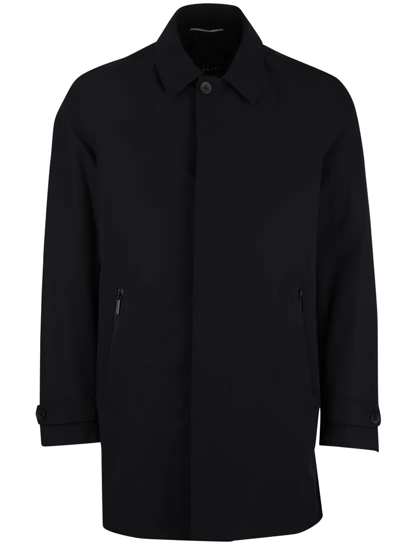 Tussenjas Bugatti waterdicht donkerblauw wijde fit