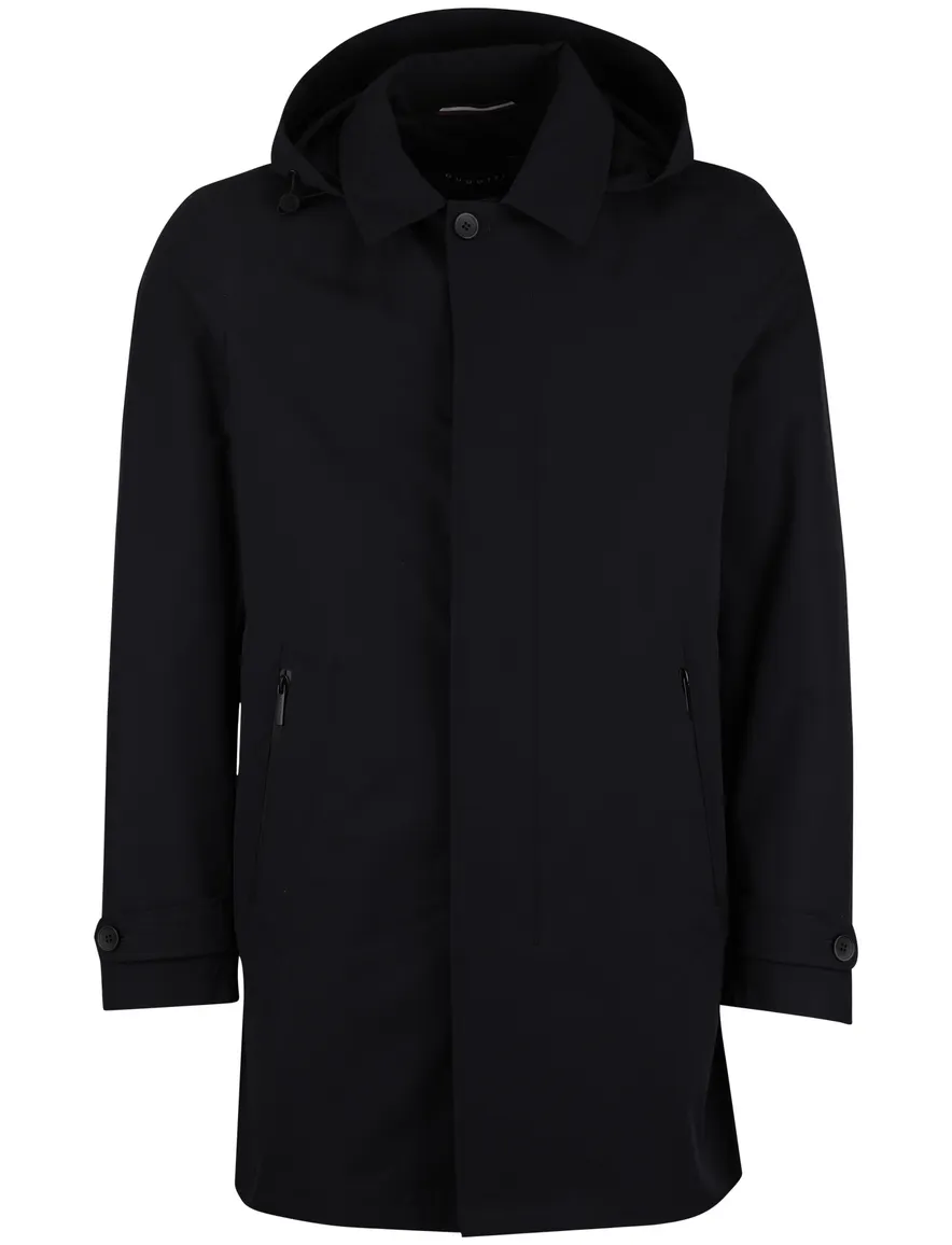 Navy tussenjas Bugatti wijde fit waterdicht