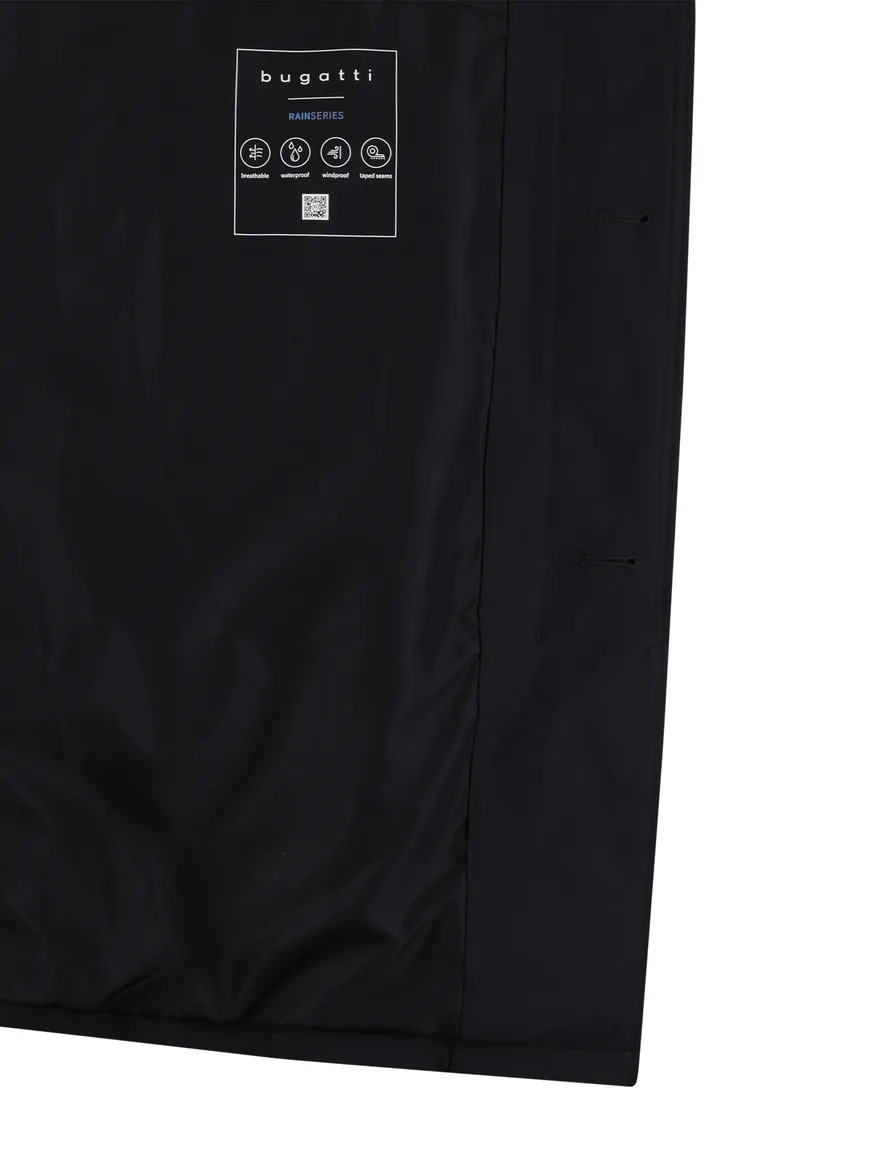 Navy tussenjas Bugatti wijde fit waterdicht