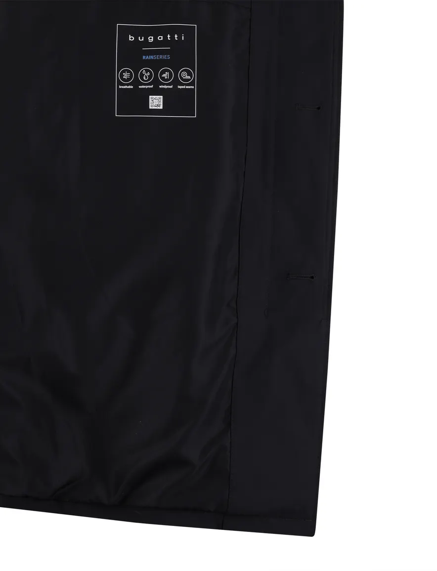 Navy tussenjas Bugatti wijde fit waterdicht