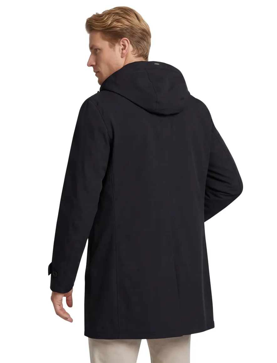 Navy tussenjas Bugatti wijde fit waterdicht
