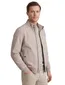 Bugatti zomerjas beige knoopzakken met rits katoen