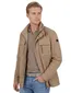 Beige zomerjas Bugatti waterafstotend rits en knopen