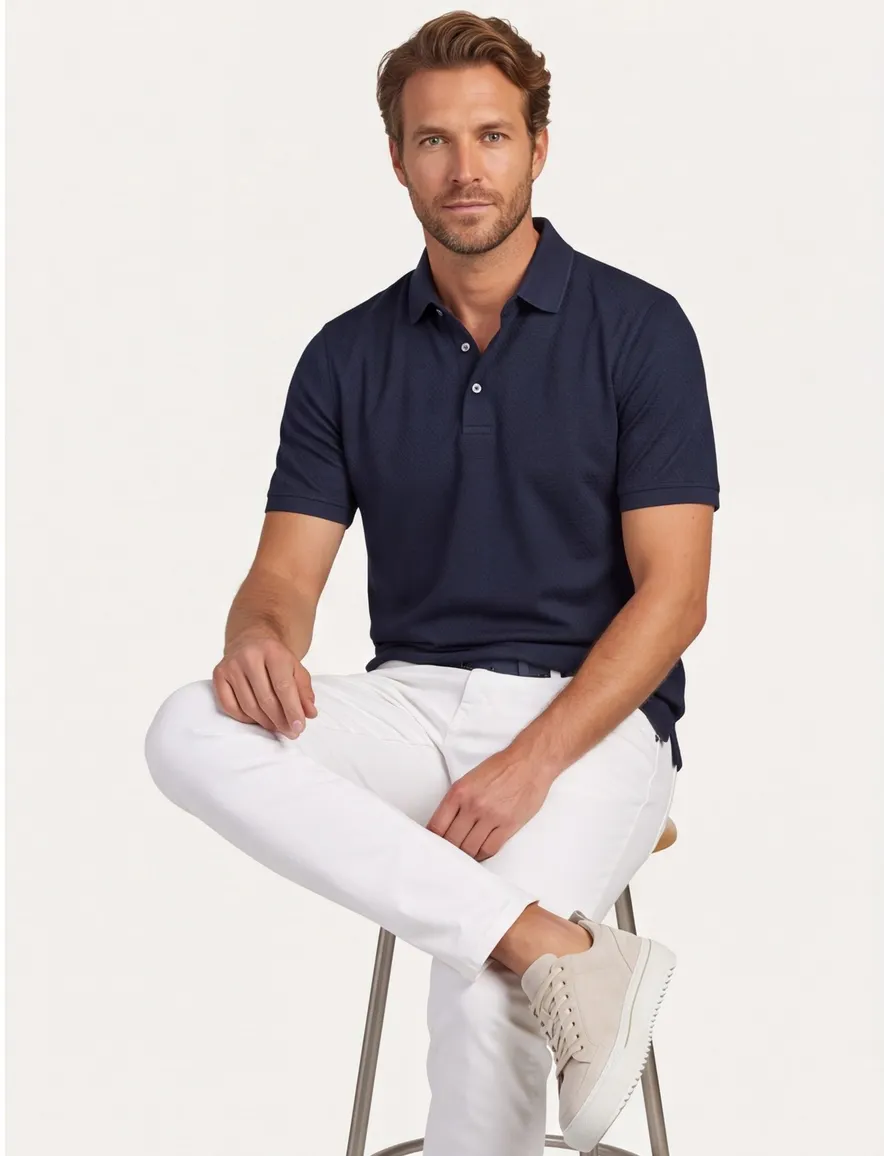 Bugatti polo donkerblauw