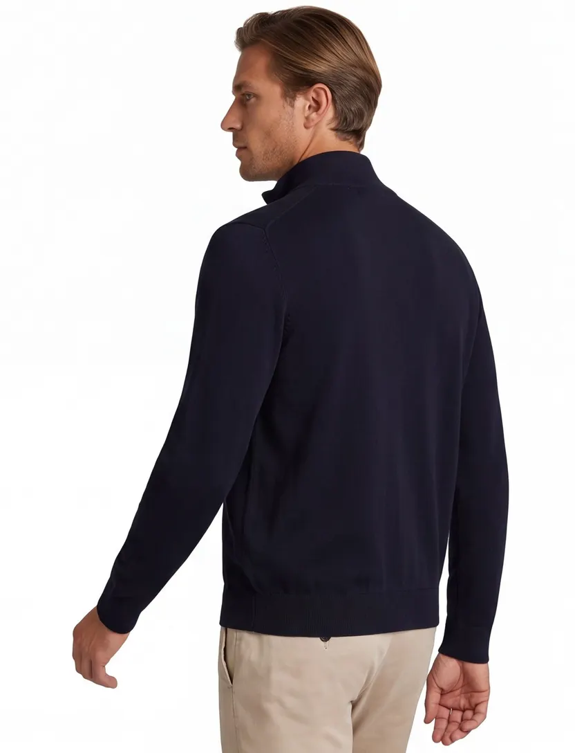 Vest Bugatti donkerblauwe streep