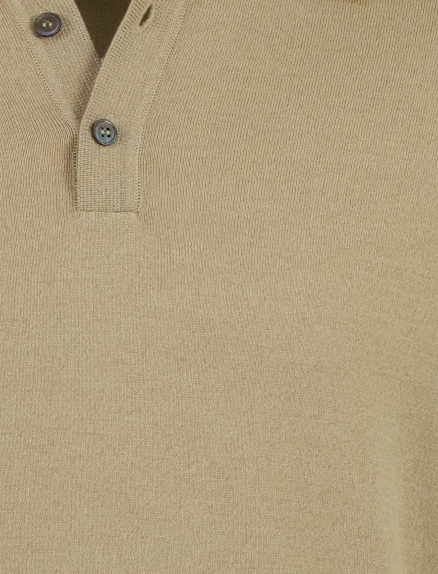 Bugatti poloshirt beige katoen