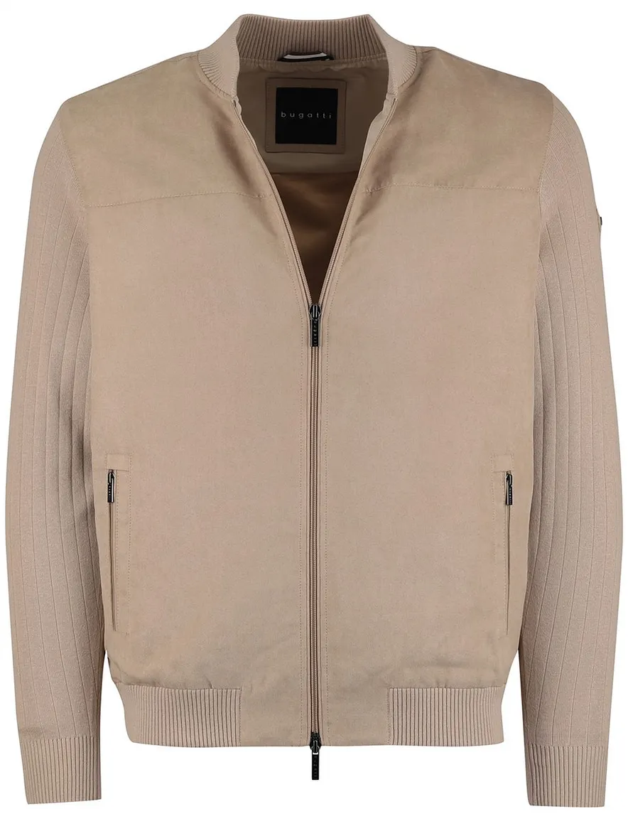 Bugatti vest beige katoen
