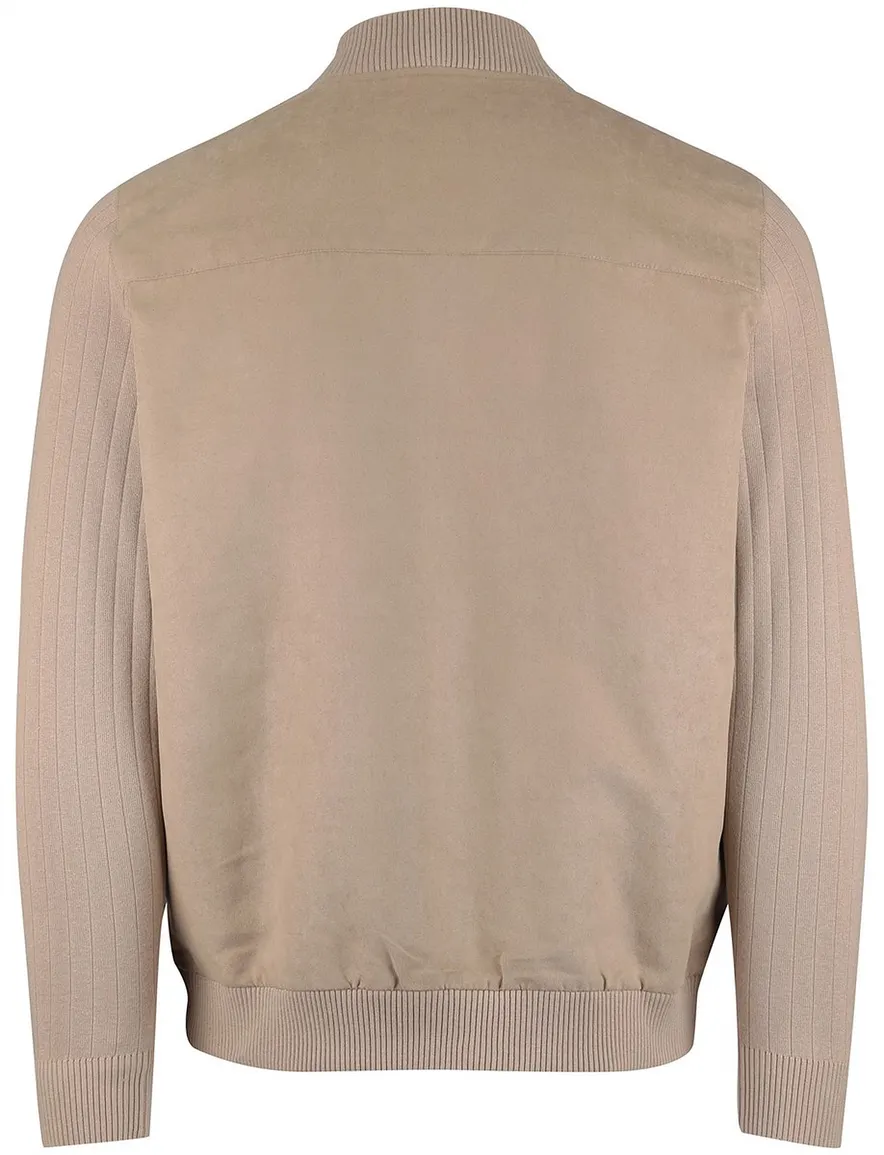Bugatti vest beige katoen