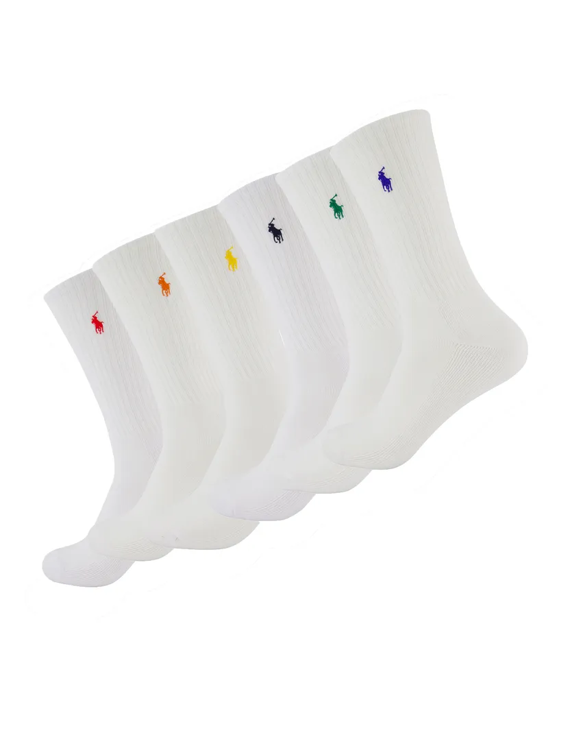 Polo Ralph Lauren 6-pack sokken wit