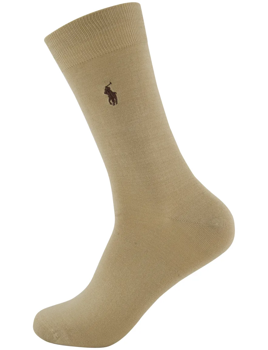 Polo Ralph Lauren Sokken bruin en beige 3 pack