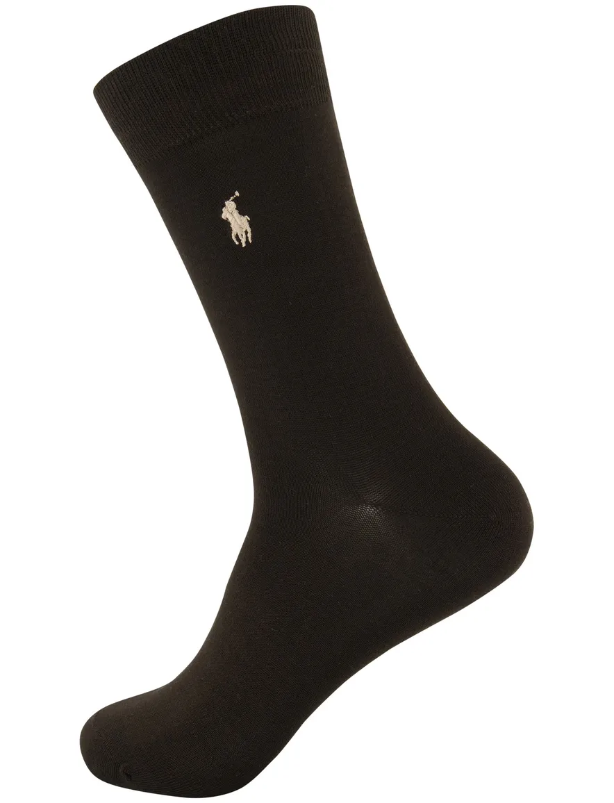 Polo Ralph Lauren Sokken bruin en beige 3 pack
