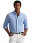 Overhemd Polo ralph lauren normale fit gemeleerd blauw