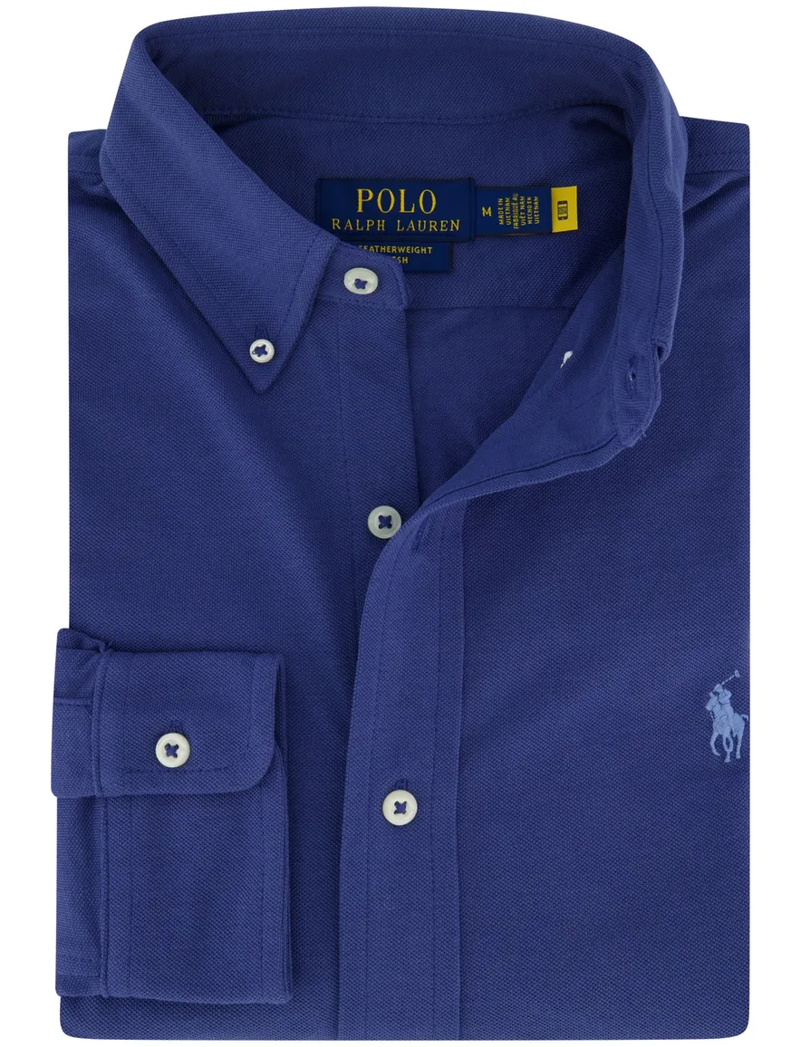 Polo Ralph Lauren blauw overhemd normale fit