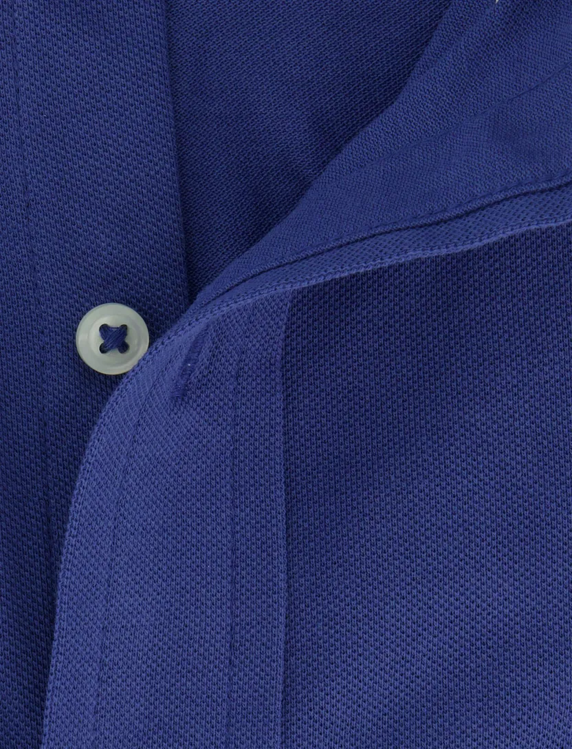 overhemd blauw Polo Ralph Lauren normale fit enkele manchet