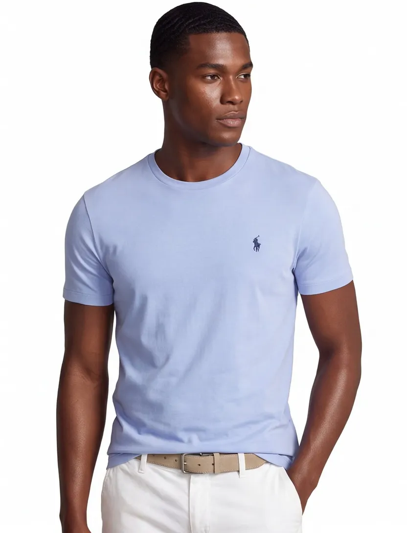 Custom Slim Fit Polo Ralph Lauren t-shirt blauw