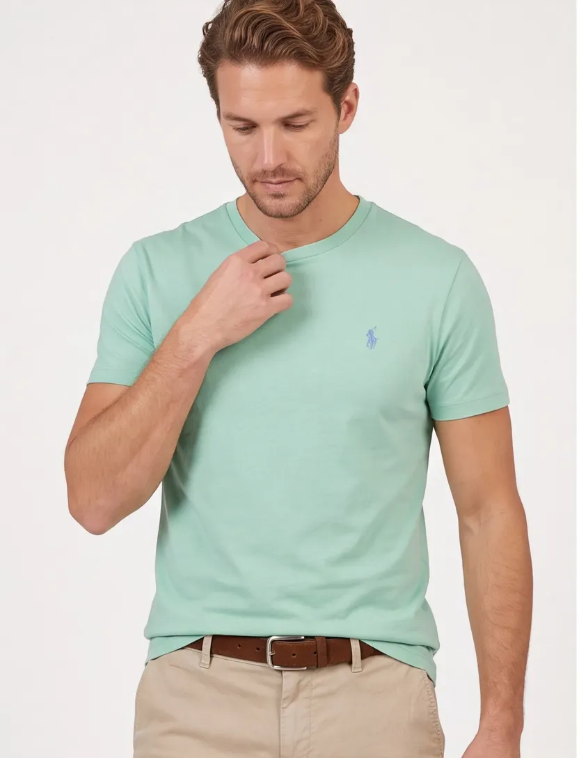 Groen Custom Slim Fit Polo Ralph Lauren t-shirt