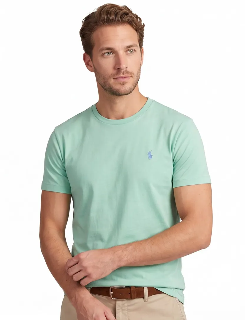 Groen Custom Slim Fit Polo Ralph Lauren t-shirt
