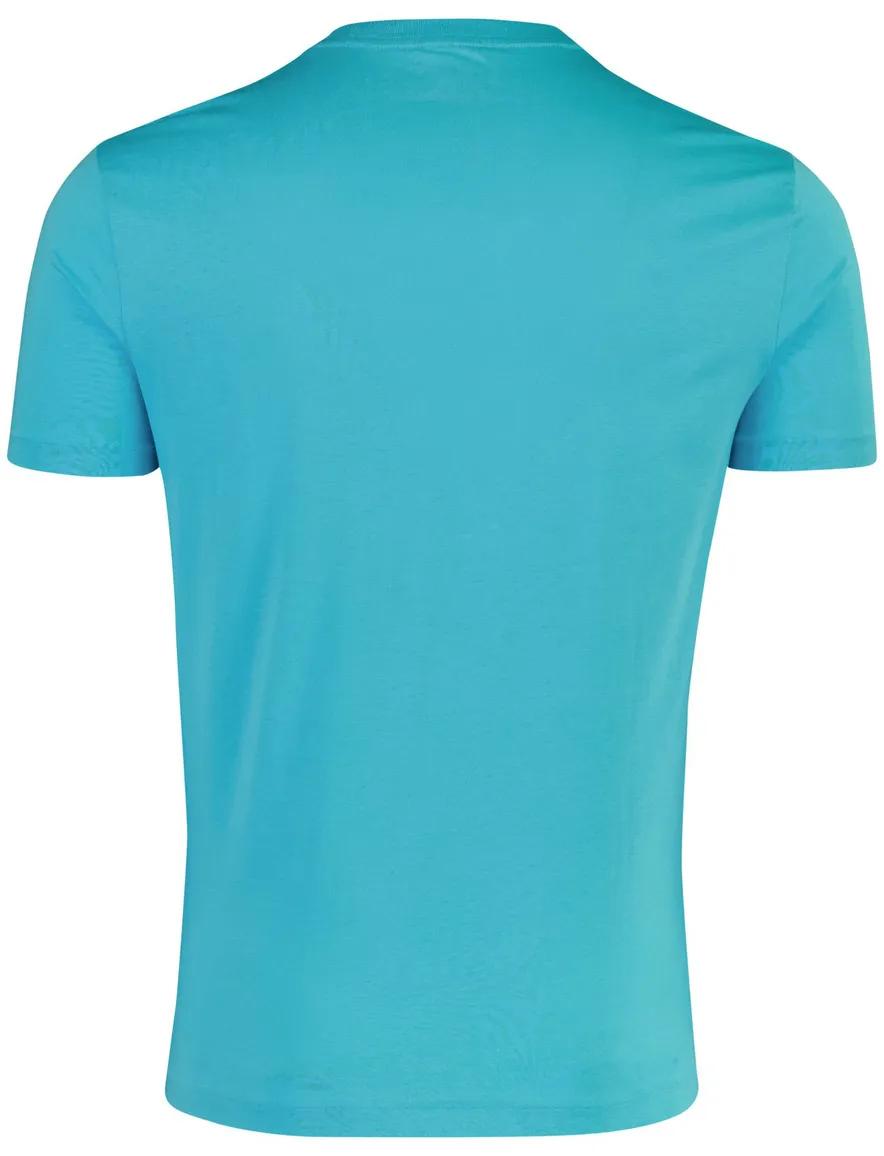 Polo Ralph Lauren blauw Custom Slim Fit t-shirt