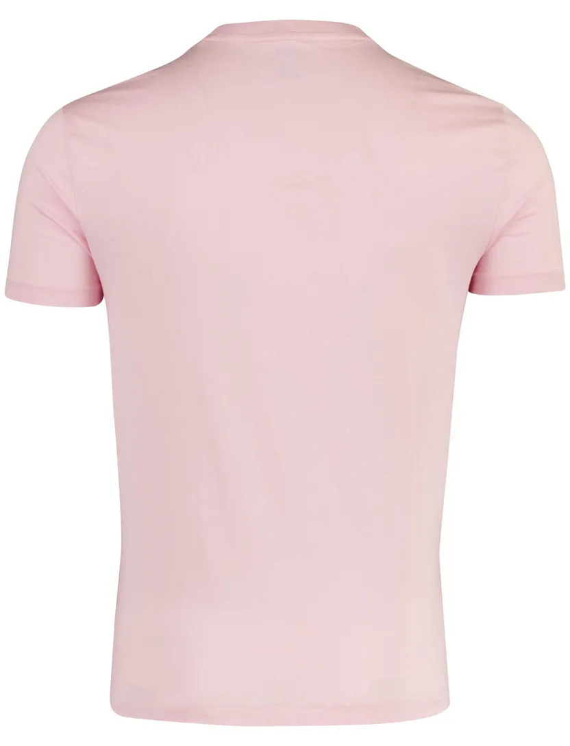 Custom Slim Fit roze Polo Ralph Lauren t-shirt