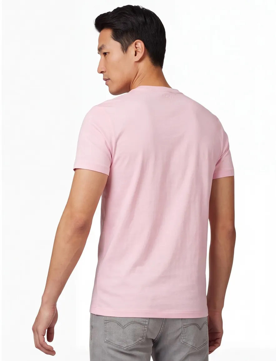 T-shirt roze Polo Ralph Lauren Custom Slim Fit