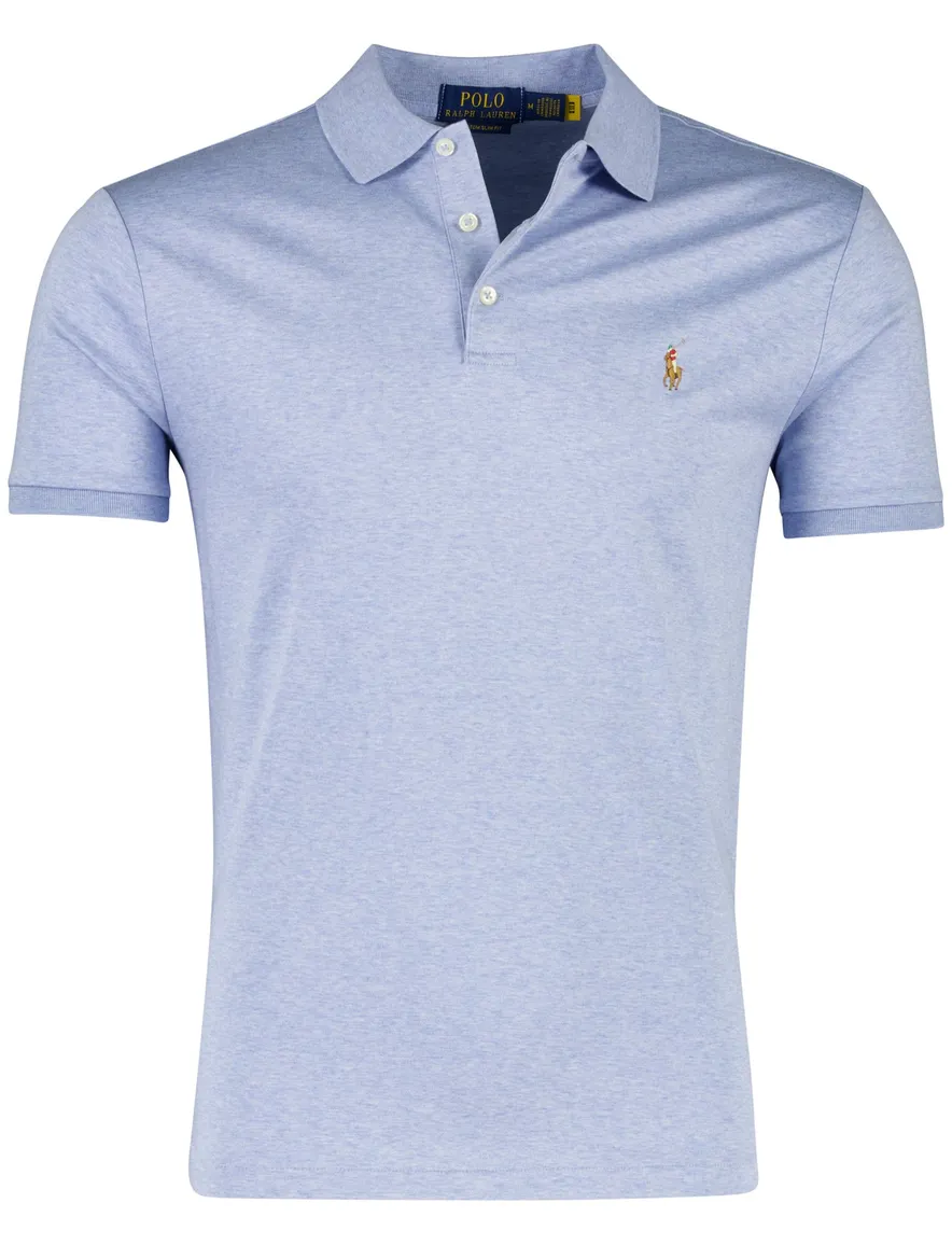 Polo Ralph Lauren polo jersey 3 knoops blauw