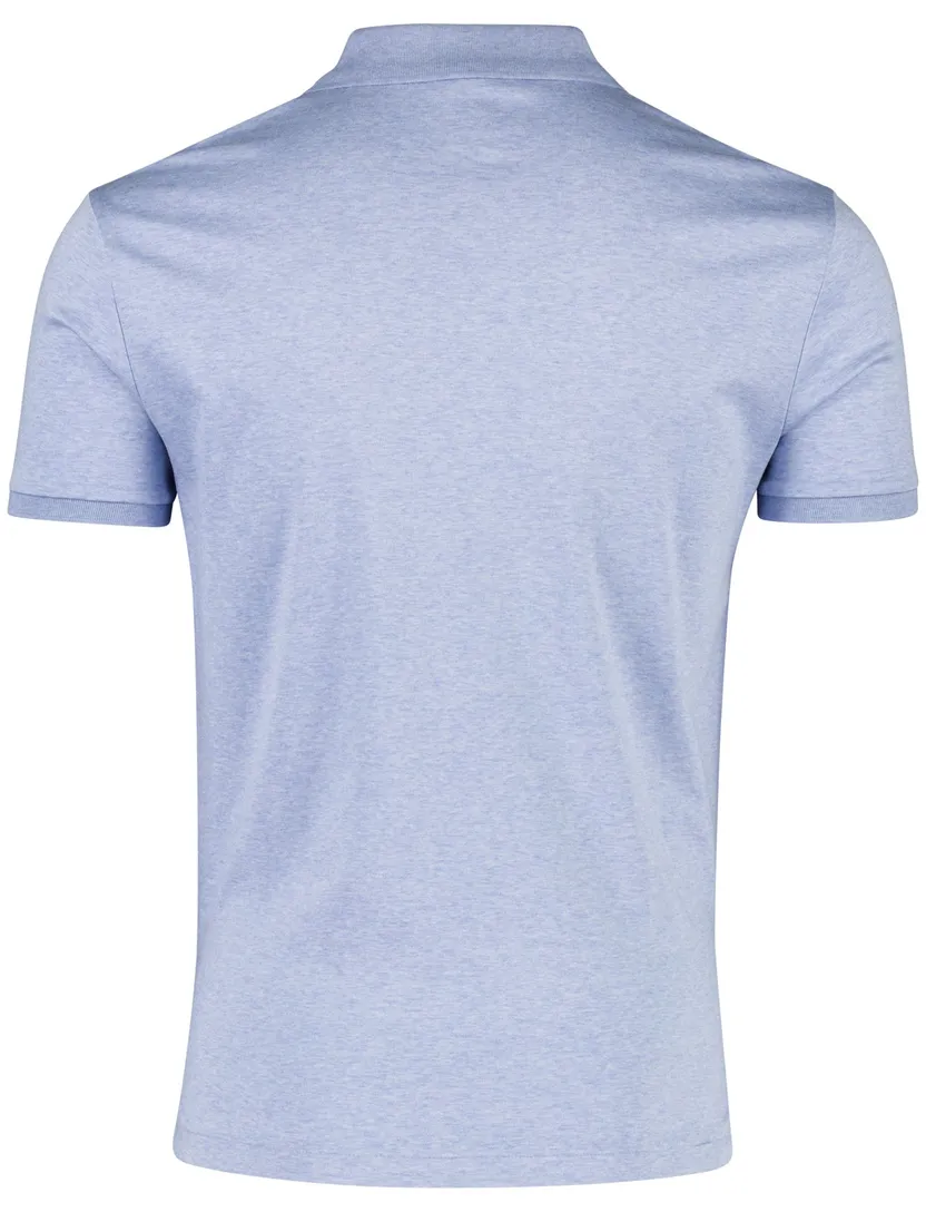 Polo lichtblauw gemeleerd Polo ralph lauren normale fit