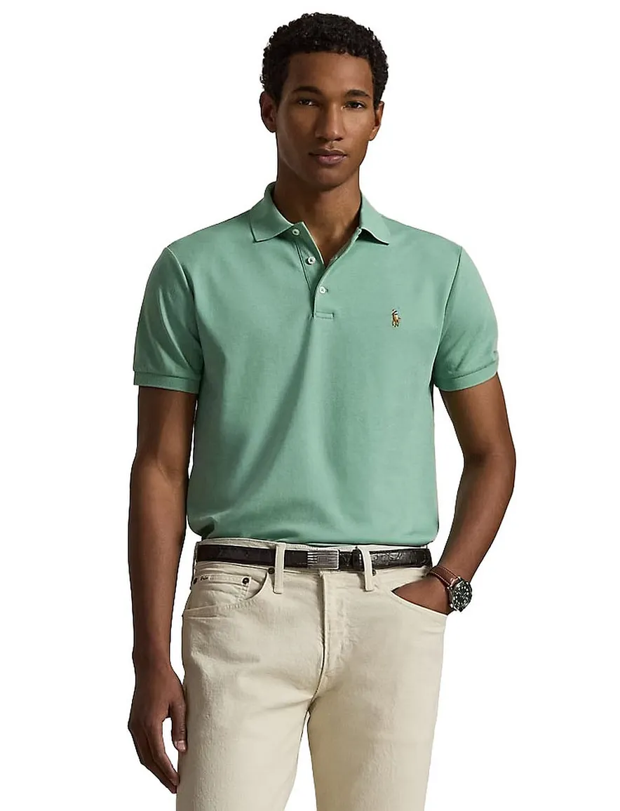 Polo Ralph Lauren polo jersey 3 knoops groen
