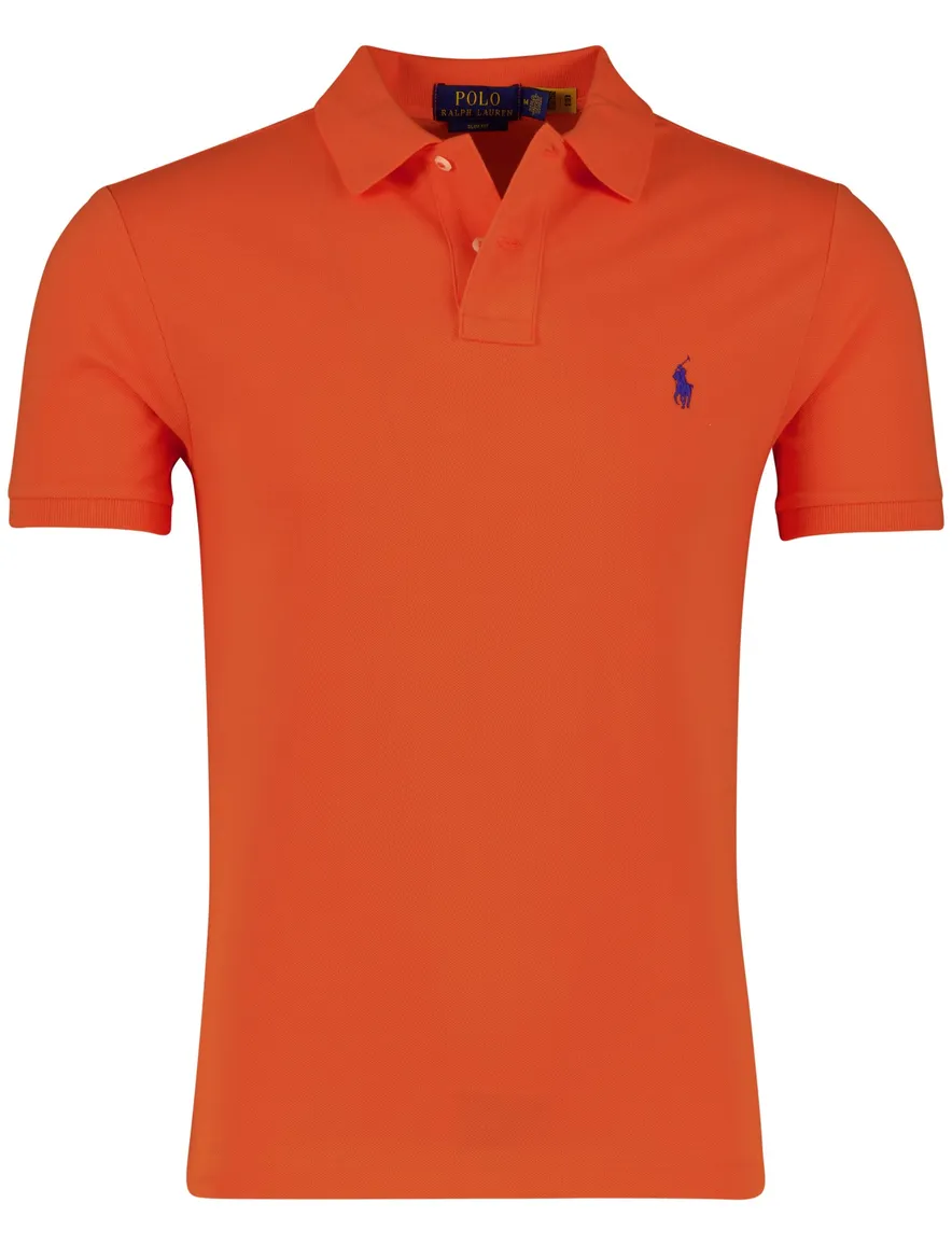 Polo Ralph Lauren poloshirt oranje 2 knoops
