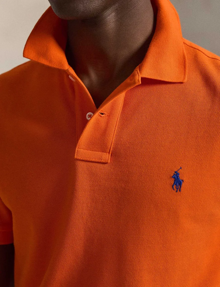 Polo ralph lauren oranje poloshirt 2 knoops