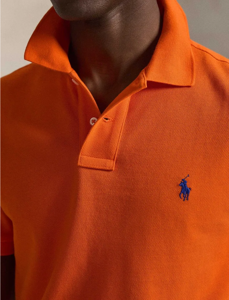 Polo Ralph Lauren poloshirt oranje 2 knoops