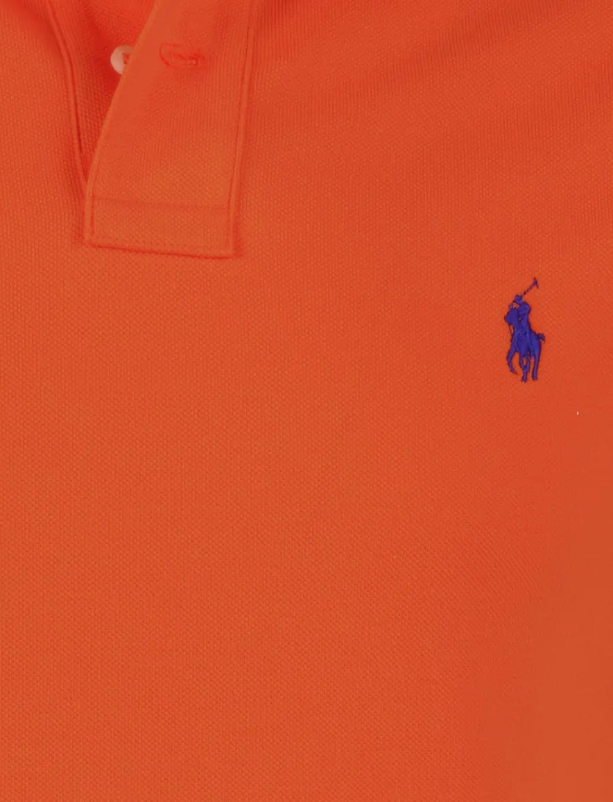 Polo ralph lauren oranje poloshirt 2 knoops