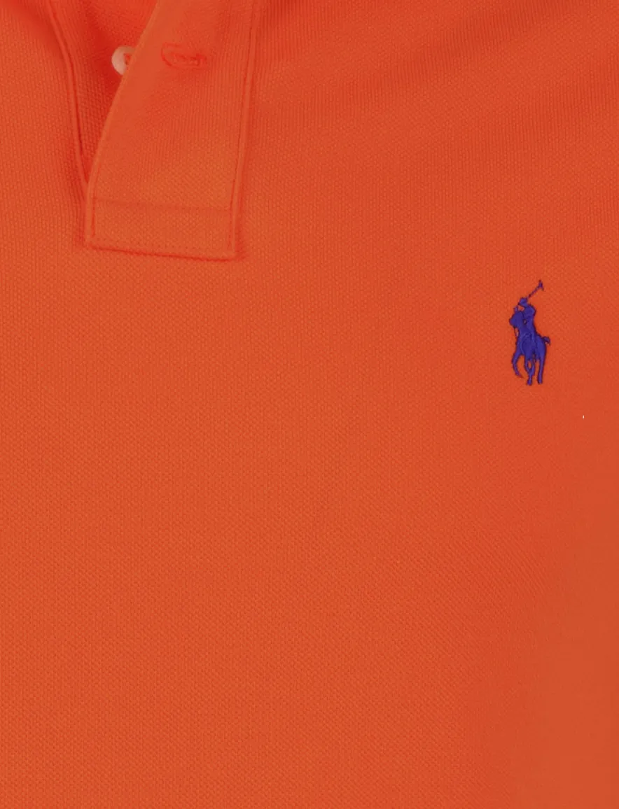 Polo Ralph Lauren poloshirt oranje 2 knoops