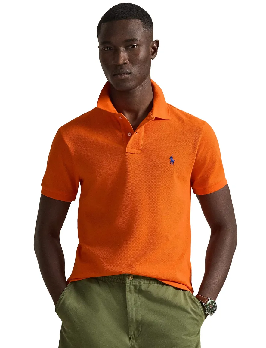 Polo ralph lauren oranje poloshirt 2 knoops