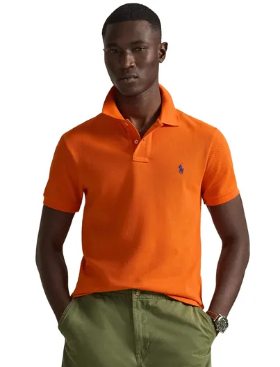 Polo Ralph Lauren Polo Ralph Lauren poloshirt oranje 2 knoops