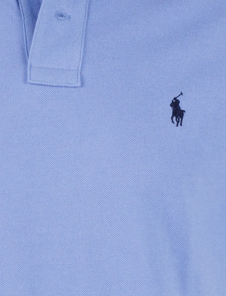 Polo Ralph Lauren poloshirt blauw 2 knoops