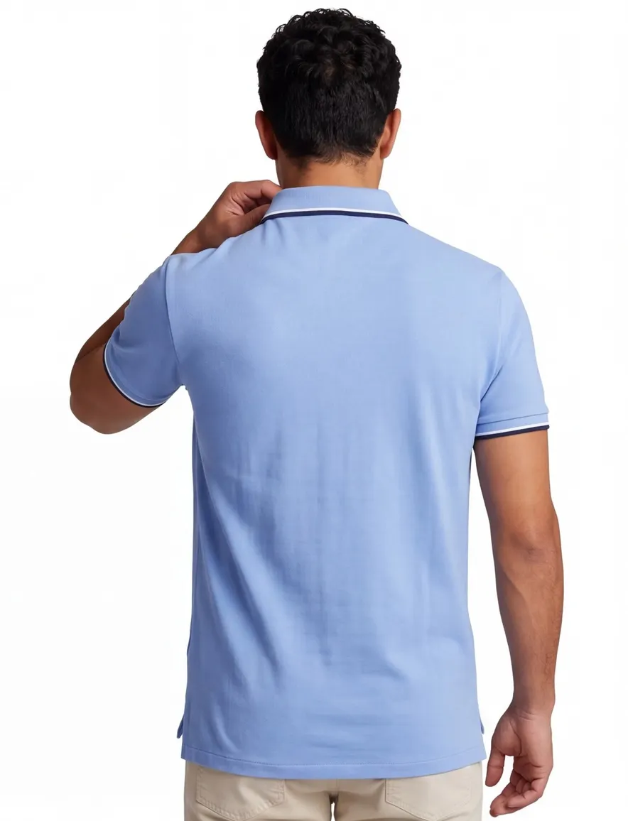 Polo Ralph Lauren poloshirt blauw 2 knoops
