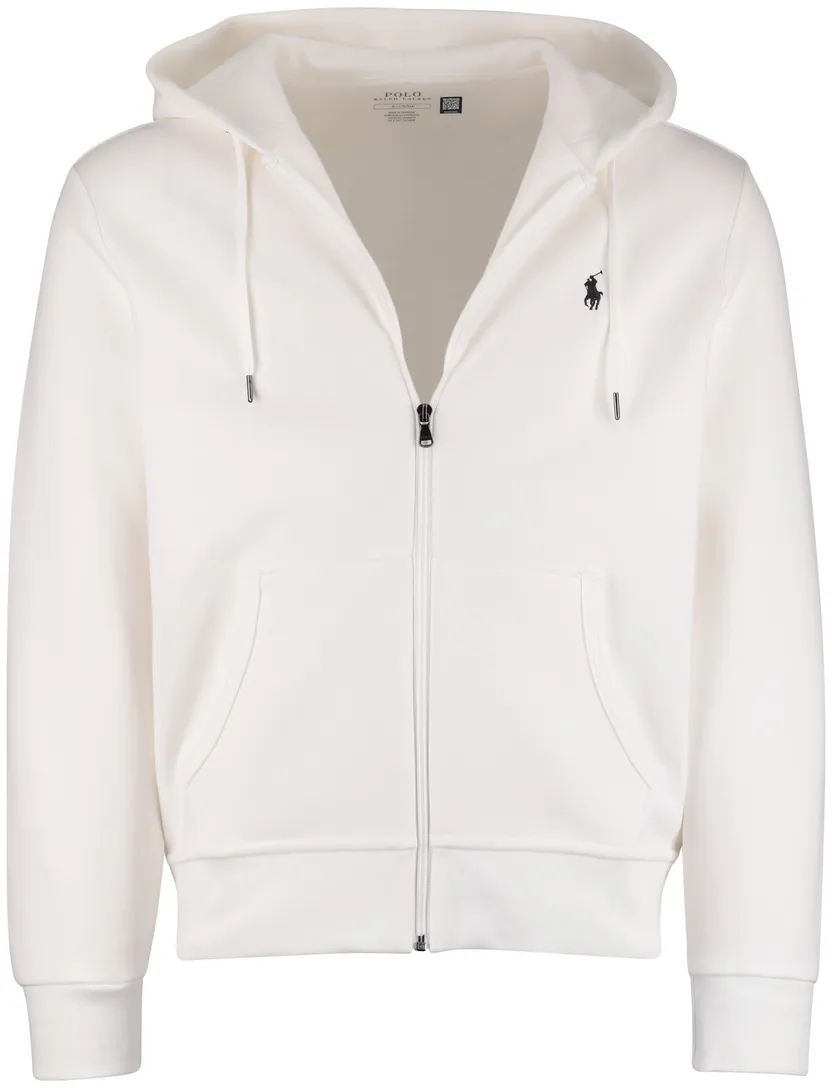 sweatvest Polo Ralph Lauren wit capuchon normale fit