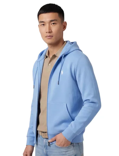 Polo Ralph Lauren Blauw sweatvest Polo Ralph Lauren normale fit