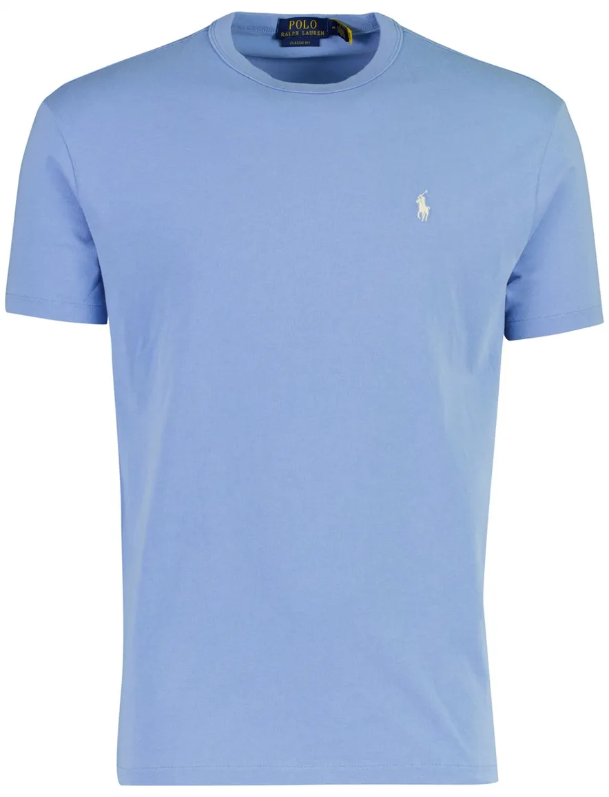 Polo Ralph Lauren t-shirt blauw korte mouw wijde fit
